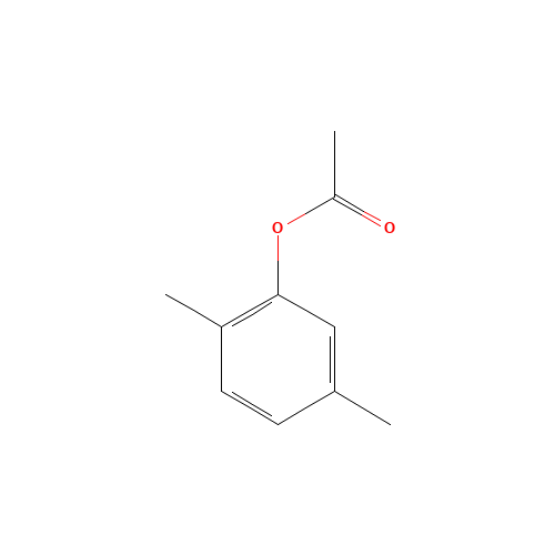 2,5-Dimethylphenyl acetate (CAS: 877-48-5) - Chemical Structure and Molecular Formula 