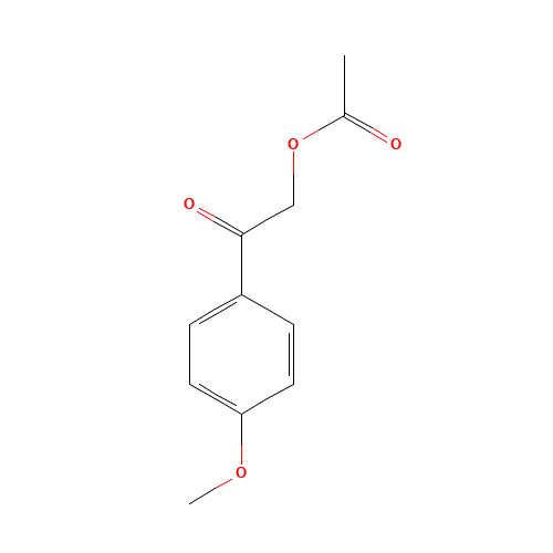 2-(4-Methoxyphenyl)-2-oxoethyl acetate (CAS: 58518-78-8) - Chemical Structure and Molecular Formula 