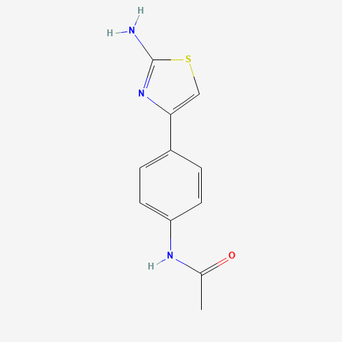 N-[4-(2-Amino-1,3-thiazol-4-yl)phenyl]acetamide (CAS: 21674-96-4) - Related Chemical Product