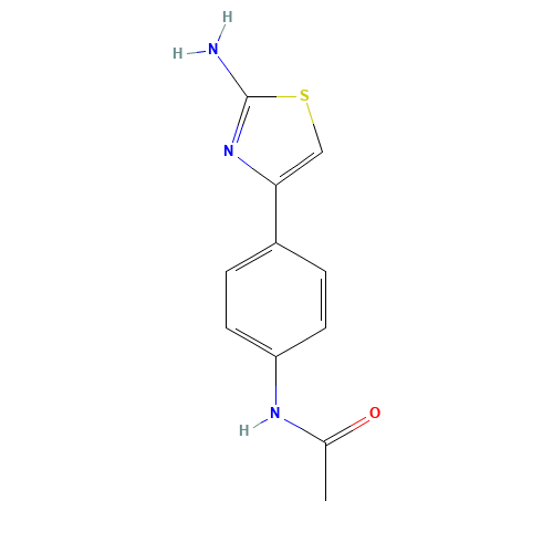 N-[4-(2-Amino-1,3-thiazol-4-yl)phenyl]acetamide (CAS: 21674-96-4) - Related Chemical Product