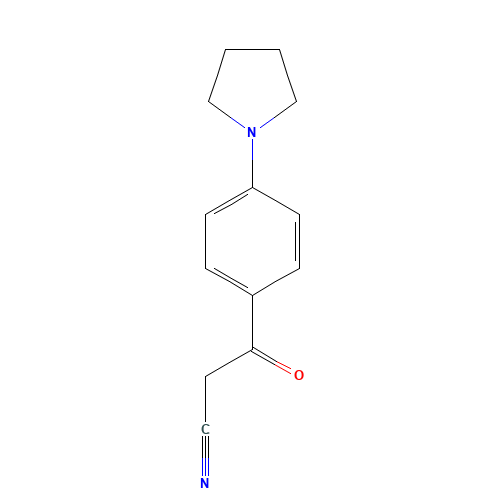 3-Oxo-3-[4-(1-pyrrolidinyl)phenyl]propanenitrile (CAS: 887595-01-9) - Related Chemical Product