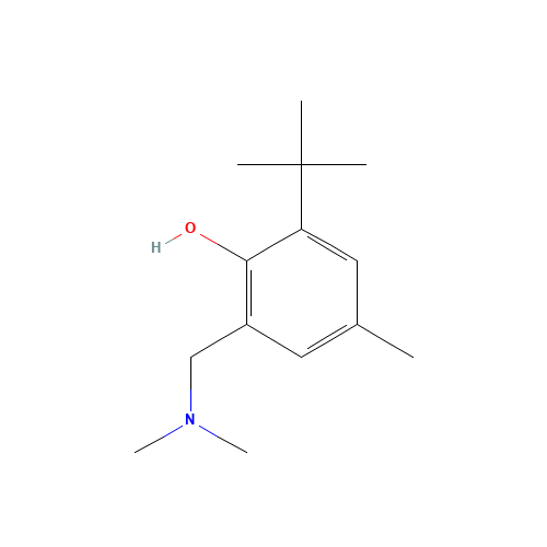2-(tert-Butyl)-6-[(dimethylamino)methyl]-4-methylbenzenol (CAS: 4142-59-0) - Related Chemical Product