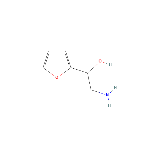 2-Amino-1-(2-furyl)-1-ethanol (CAS: 2745-22-4) - Chemical Structure and Molecular Formula 