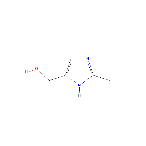 (2-Methyl-1H-imidazol-4-yl)methanol (CAS: 45533-87-7) - Chemical Structure and Molecular Formula 