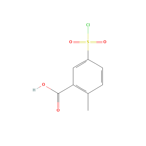 5-(Chlorosulfonyl)-2-methylbenzenecarboxylic acid (CAS: 89001-57-0) - Related Chemical Product