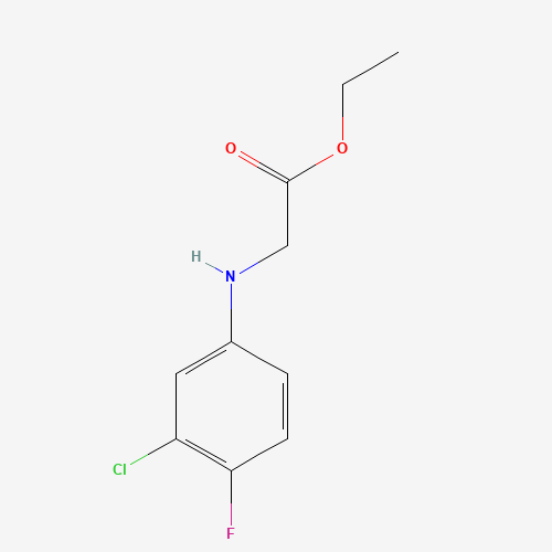 Ethyl 2-(3-chloro-4-fluoroanilino)acetate (CAS: 2344-98-1) - Related Chemical Product
