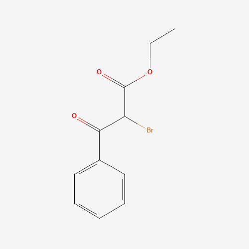 Ethyl 2-bromo-3-oxo-3-phenylpropanoate (CAS: 55919-47-6) - Chemical Structure and Molecular Formula 