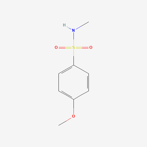 4-Methoxy-N-methylbenzenesulfonamide (CAS: 7010-86-8) - Chemical Structure and Molecular Formula 