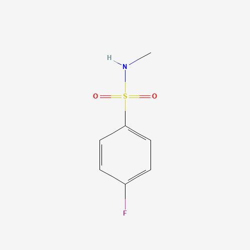 4-Fluoro-N-methylbenzenesulfonamide (CAS: 433-14-7) - Chemical Structure and Molecular Formula 