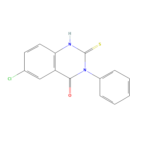 6-Chloro-3-phenyl-2-thioxo-2,3-dihydro-4(1H)-quinazolinone (CAS: 84772-27-0) - Related Chemical Product