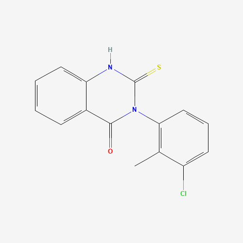 3-(3-Chloro-2-methylphenyl)-2-thioxo-2,3-dihydro-4(1H)-quinazolinone (CAS: 81066-84-4) - Related Chemical Product