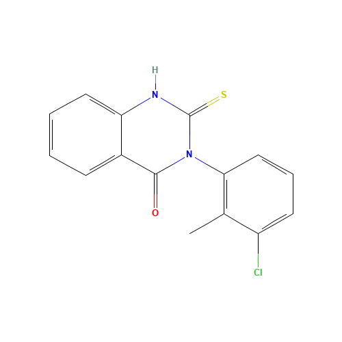 3-(3-Chloro-2-methylphenyl)-2-thioxo-2,3-dihydro-4(1H)-quinazolinone (CAS: 81066-84-4) - Related Chemical Product