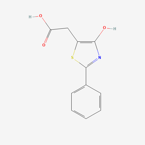 2-(4-Hydroxy-2-phenyl-1,3-thiazol-5-yl)acetic acid (CAS: 133834-03-4) - Related Chemical Product