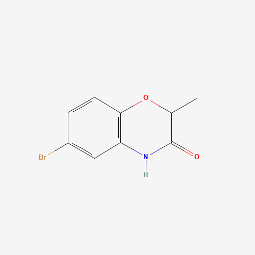 6-Bromo-2-methyl-2H-1,4-benzoxazin-3(4H)-one (CAS: 221311-16-6) - Chemical Structure and Molecular Formula 