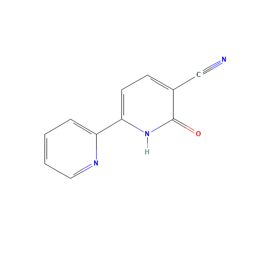 2-Oxo-6-(2-pyridinyl)-1,2-dihydro-3-pyridinecarbonitrile (CAS: 56304-74-6) - Related Chemical Product