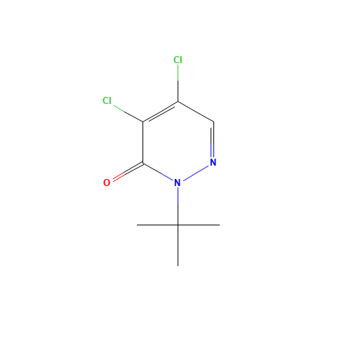 2-(tert-Butyl)-4,5-dichloro-3(2H)-pyridazinone (CAS: 84956-71-8) - Related Chemical Product
