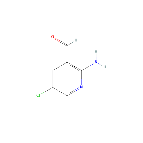 2-Amino-5-chloronicotinaldehyde (CAS: 54856-61-0) - Chemical Structure and Molecular Formula 