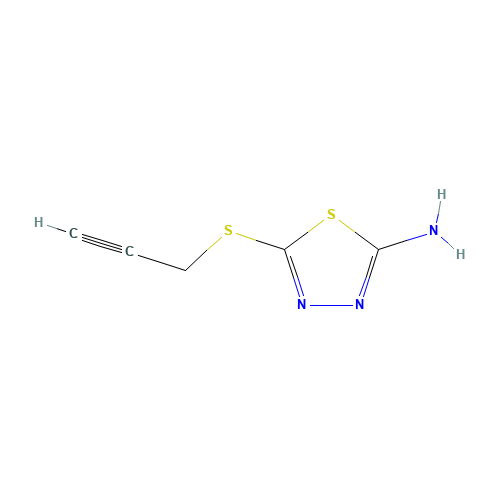 5-(2-Propynylsulfanyl)-1,3,4-thiadiazol-2-ylamine (CAS: 53918-05-1) - Related Chemical Product