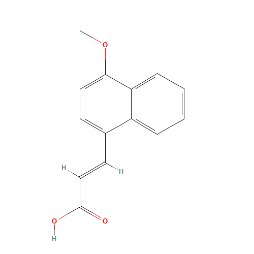3-(4-Methoxy-1-naphthyl)acrylic acid (CAS: 15971-30-9) - Related Chemical Product