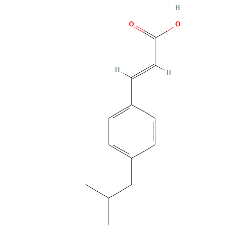 3-(4-Isobutylphenyl)acrylic acid (CAS: 66734-95-0) - Related Chemical Product