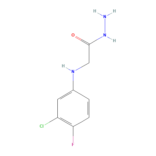 2-(3-Chloro-4-fluoroanilino)acetohydrazide (CAS: 2370-44-7) - Related Chemical Product