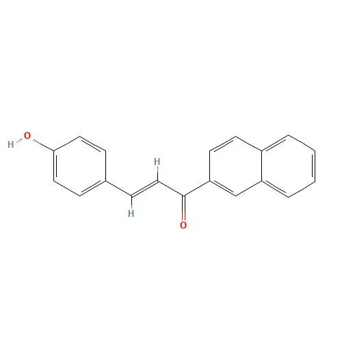 3-(4-Hydroxyphenyl)-1-(2-naphthyl)-2-propen-1-one (CAS: 57221-63-3) - Related Chemical Product