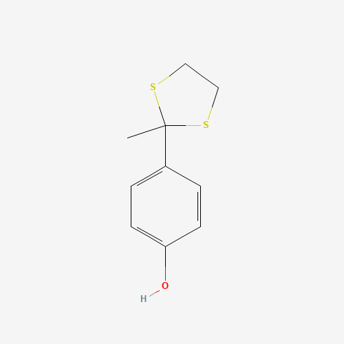 4-(2-Methyl-1,3-dithiolan-2-yl)benzenol (CAS: 22068-57-1) - Related Chemical Product