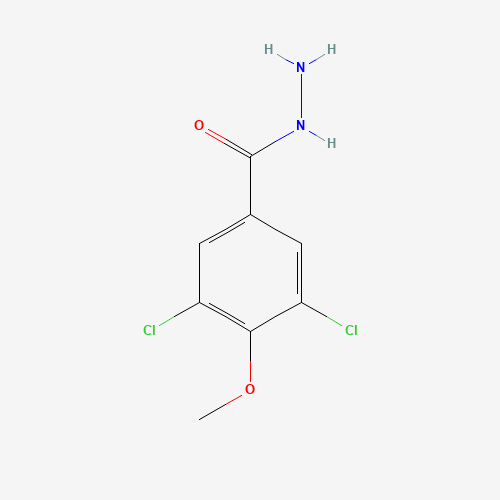 3,5-Dichloro-4-methoxybenzenecarbohydrazide (CAS: 22631-59-0) - Chemical Structure and Molecular Formula 