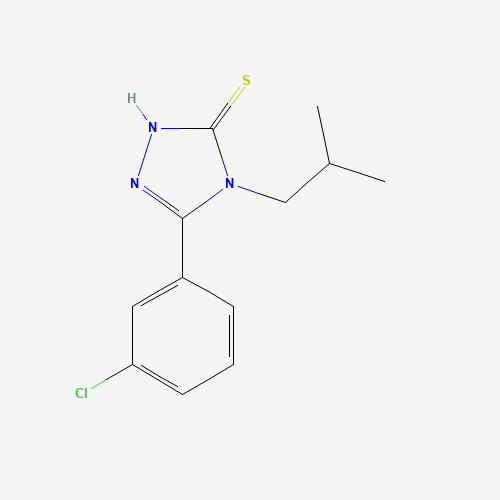 5-(3-Chlorophenyl)-4-isobutyl-4H-1,2,4-triazole-3-thiol (CAS: 26028-64-8) - Related Chemical Product