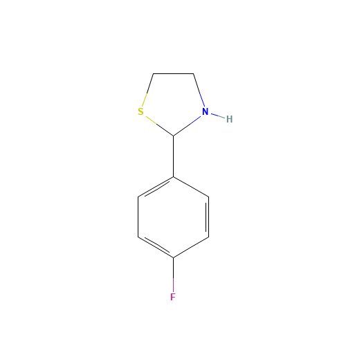 2-(4-Fluorophenyl)-1,3-thiazolane (CAS: 67086-80-0) - Related Chemical Product