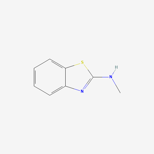 N-Methyl-1,3-benzothiazol-2-amine (CAS: 16954-69-1) - Chemical Structure and Molecular Formula 