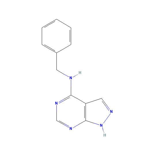 N-Benzyl-1H-pyrazolo[3,4-d]pyrimidin-4-amine (CAS: 58360-86-4) - Related Chemical Product