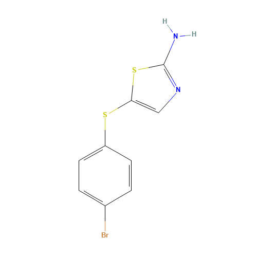 5-[(4-Bromophenyl)sulfanyl]-1,3-thiazol-2-ylamine (CAS: 90484-42-7) - Related Chemical Product