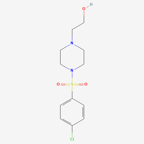 2-{4-[(4-Chlorophenyl)sulfonyl]piperazino}-1-ethanol (CAS: 16017-65-5) - Related Chemical Product