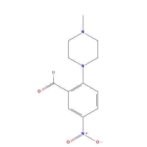 2-(4-Methylpiperazino)-5-nitrobenzenecarbaldehyde (CAS: 30742-63-3) - Related Chemical Product