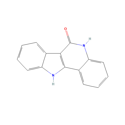 5,11-Dihydro-6H-indolo[3,2-c]quinolin-6-one (CAS: 18735-98-3) - Chemical Structure and Molecular Formula 