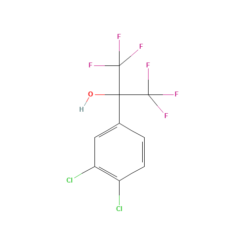 2-(3,4-Dichlorophenyl)-1,1,1,3,3,3-hexafluoro-propan-2-ol (CAS: 65072-48-2) - Related Chemical Product