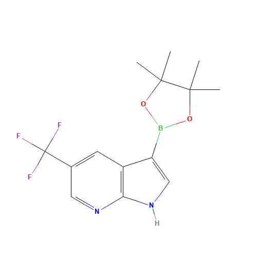 3-(4,4,5,5-Tetramethyl-1,3,2-dioxaborolan-2-yl)-5-(trifluoromethyl)-1H-pyrrolo[2,3-b]pyridine (CAS: 1198094-97-1) - Related Chemical Product