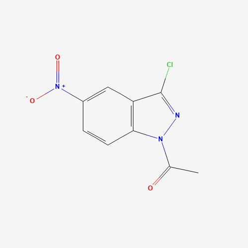 1-(3-Chloro-5-nitro-1H-indazol-1-yl)-1-ethanone (CAS: 68159-07-9) - Related Chemical Product