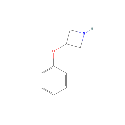 3-Azetidinyl phenyl ether (CAS: 76263-18-8) - Chemical Structure and Molecular Formula 