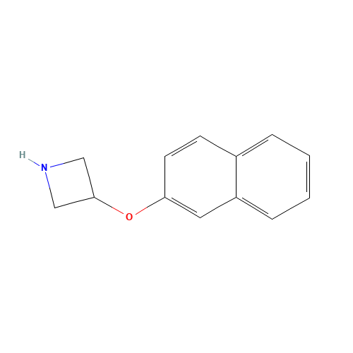 3-(2-Naphthyloxy)azetidine (CAS: 784123-27-9) - Chemical Structure and Molecular Formula 