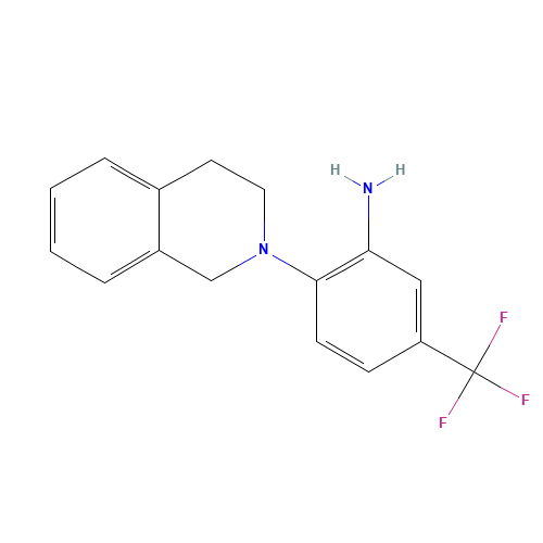2-[3,4-Dihydro-2(1H)-isoquinolinyl]-5-(trifluoromethyl)aniline (CAS: 175134-94-8) - Related Chemical Product