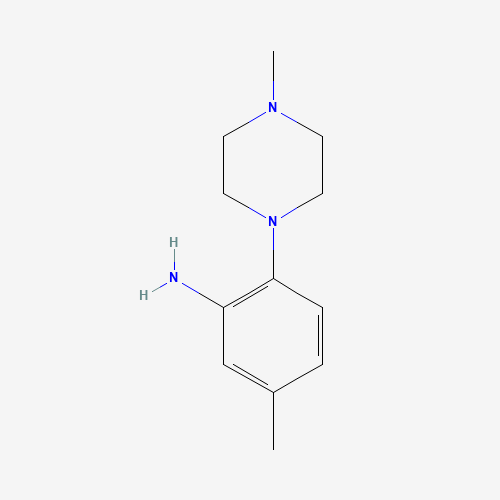 5-Methyl-2-(4-methyl-1-piperazinyl)aniline (CAS: 946731-22-2) - Related Chemical Product