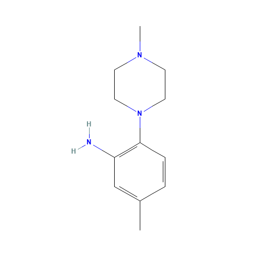 5-Methyl-2-(4-methyl-1-piperazinyl)aniline (CAS: 946731-22-2) - Related Chemical Product