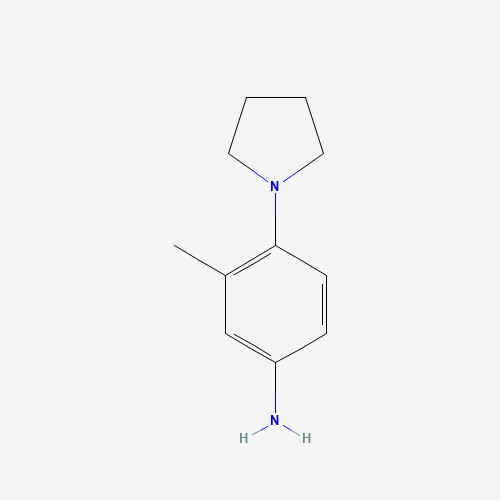 3-Methyl-4-(1-pyrrolidinyl)aniline (CAS: 16089-43-3) - Related Chemical Product