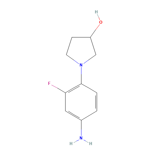 1-(4-Amino-2-fluorophenyl)-3-pyrrolidinol (CAS: 593249-20-8) - Related Chemical Product