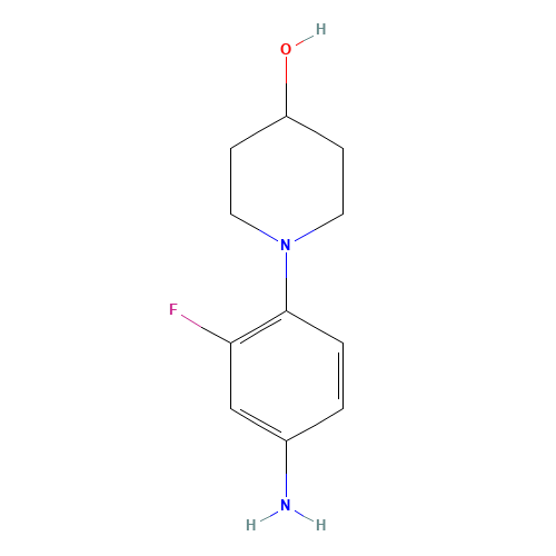 1-(4-Amino-2-fluorophenyl)-4-piperidinol (CAS: 873537-51-0) - Related Chemical Product
