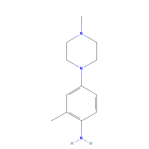 2-Methyl-4-(4-methyl-1-piperazinyl)aniline (CAS: 16154-71-5) - Related Chemical Product