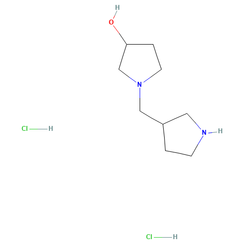 1-(3-Pyrrolidinylmethyl)-3-pyrrolidinol dihydrochloride (CAS: 1219961-32-6) - Related Chemical Product