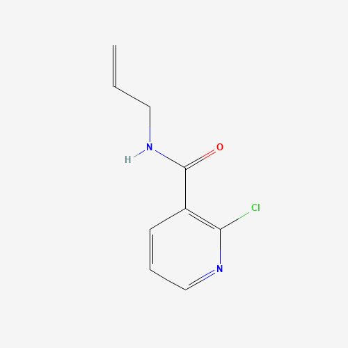 N-Allyl-2-chloronicotinamide (CAS: 545372-93-8) - Chemical Structure and Molecular Formula 